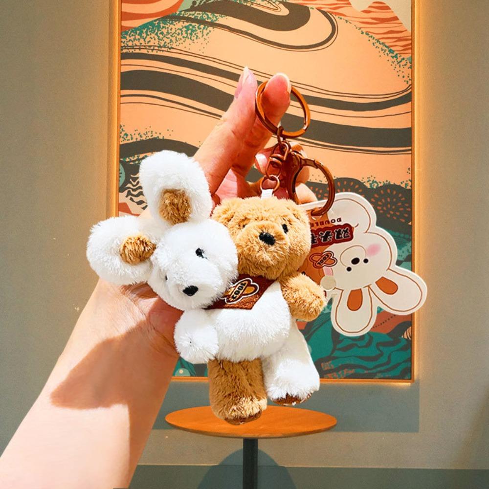 Milk Tea Bear Plush Bear Rabbit Key Chain Stuffed Toys Plush Doll Key Pendant Girls Gift коричневый/белый
Milk Tea Bear Plush Bear Rabbit Key Chain Stuffed Toys Plush Doll Key Pendant Girls Gift коричневый/белый
