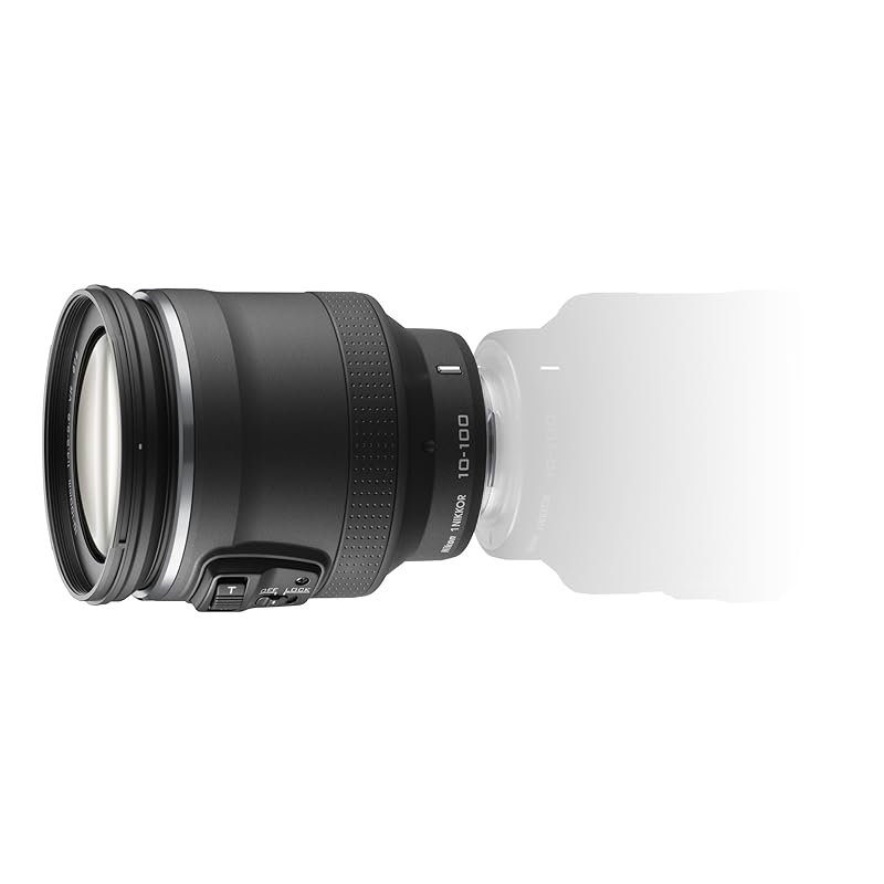 Nikon High magnification zoom lens 1 NIKKOR VR 10-100mm f/4.5-5.6 PD-ZOOM For Nikon CX format only
Nikon High magnification zoom lens 1 NIKKOR VR 10-100mm f/4.5-5.6 PD-ZOOM For Nikon CX format only
