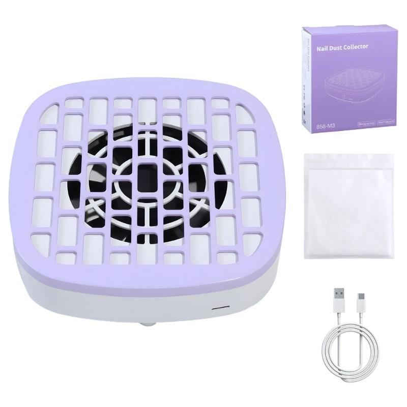 Мини пылесборник для ногтей Высокоэффективное всасывание Тихая работа Портативный дизайн Для домашнего салонного использования фиолетовый
Мини пылесборник для ногтей Высокоэффективное всасывание Тихая работа Портативный дизайн Для домашнего салонного использования фиолетовый