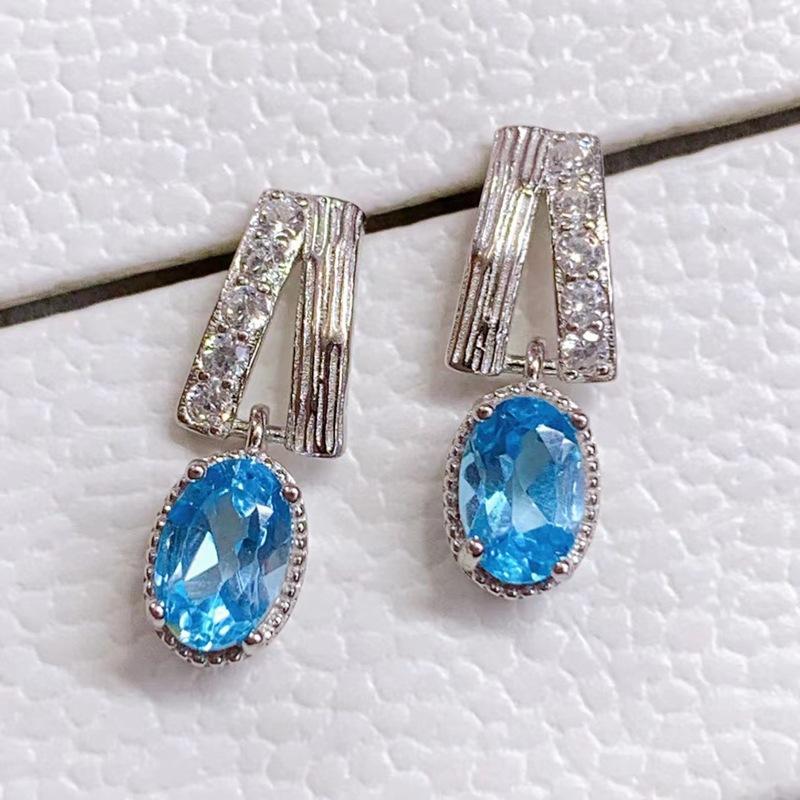 Серьги London Blue Topaz, легкие роскошные овальные серьги-гвоздики из стерлингового серебра 925 пробы синий
Серьги London Blue Topaz, легкие роскошные овальные серьги-гвоздики из стерлингового серебра 925 пробы синий