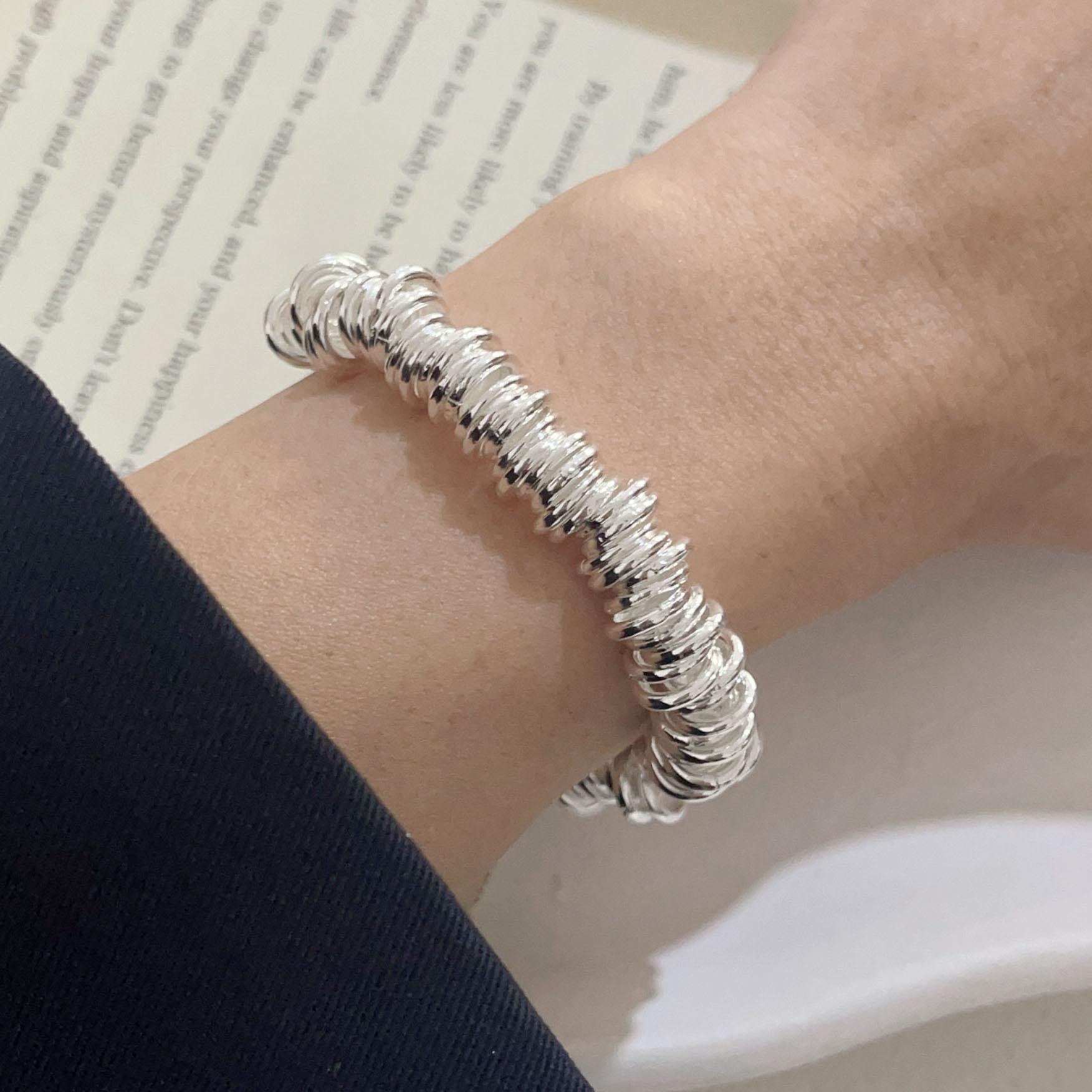 100% Solid 925 Sterling Silver Metal Bracelet for Women Men Vintage Handmade Shipping Bracelet Birthday ChristmasGift
100% Solid 925 Sterling Silver Metal Bracelet for Women Men Vintage Handmade Shipping Bracelet Birthday ChristmasGift