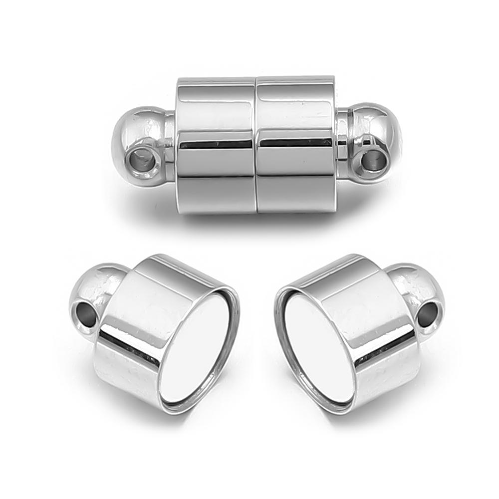 2pcs/lot Stainless Steel Magnetic Clasps For Jewelry Making DIY Leather Cord Bracelet Necklace Magnet End Clasp Connectors
2pcs/lot Stainless Steel Magnetic Clasps For Jewelry Making DIY Leather Cord Bracelet Necklace Magnet End Clasp Connectors