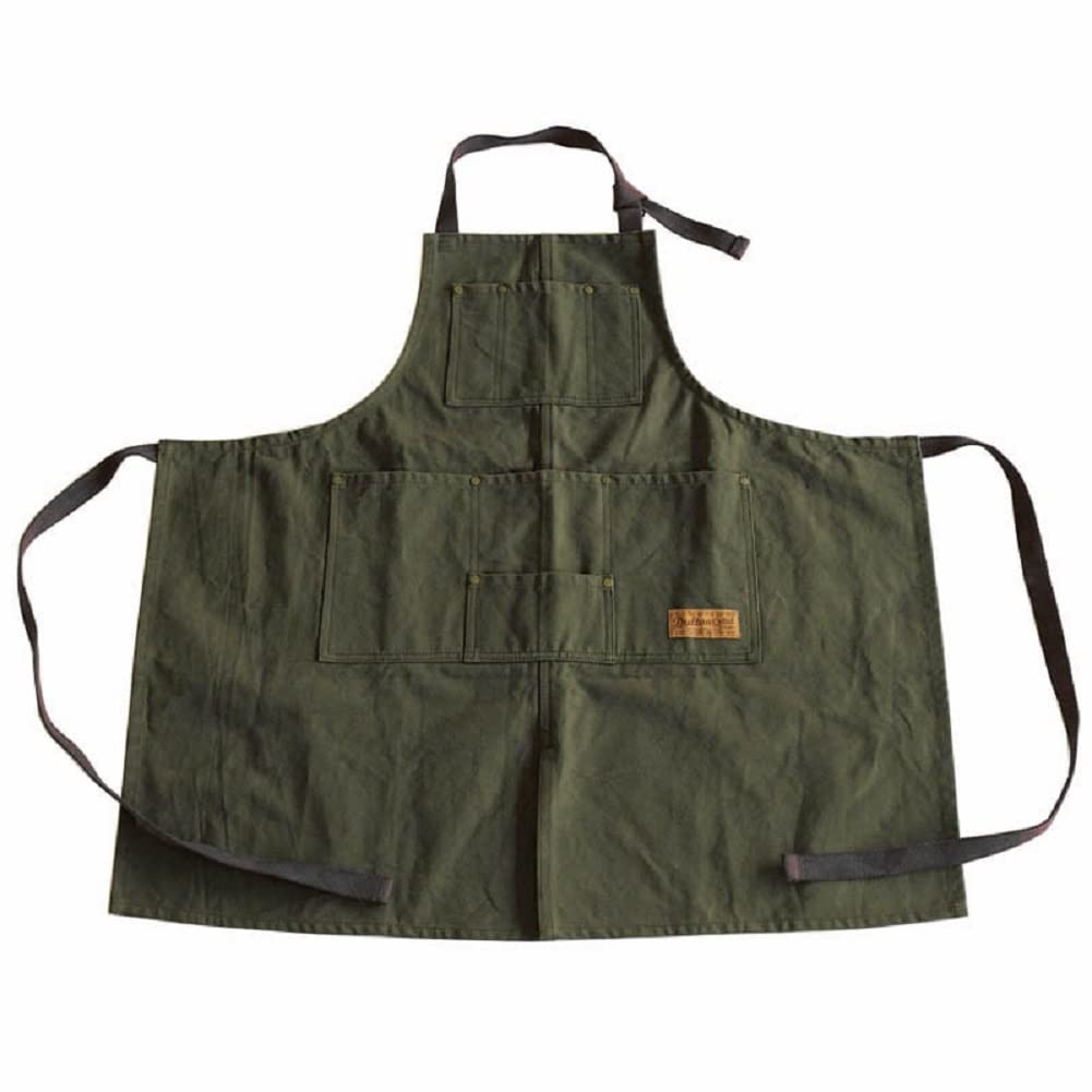 Dulton Work Apron Khaki Cotton Kitchen Work Apron Height 800mm Width 840mm Thickness 16OZ MW G619-828KH
Dulton Work Apron Khaki Cotton Kitchen Work Apron Height 800mm Width 840mm Thickness 16OZ MW G619-828KH