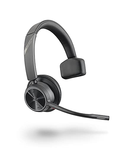 Poly - Voyager 4310 UC Wireless Headset (Plantronics) - Single-Ear Headset w/Mic - Connect to PC/Mac via USB-C Bluetooth Adapter, Cell Phone via Bluet
Poly - Voyager 4310 UC Wireless Headset (Plantronics) - Single-Ear Headset w/Mic - Connect to PC/Mac via USB-C Bluetooth Adapter, Cell Phone via Bluet