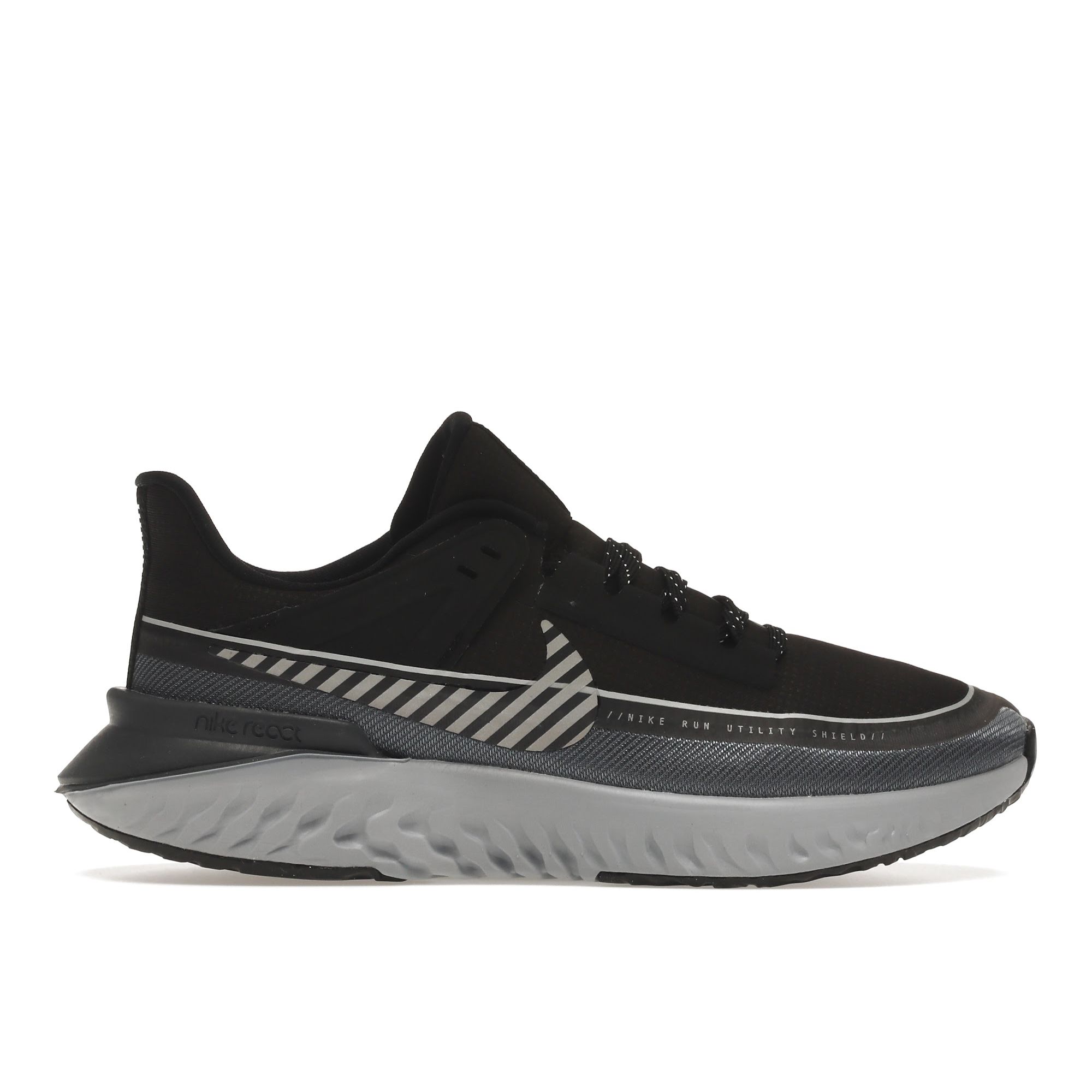 Nike Legend React 2 Shield Black Reflect Silver Женские кроссовки Темно-серые BQ3383-001
Nike Legend React 2 Shield Black Reflect Silver Женские кроссовки Темно-серые BQ3383-001
