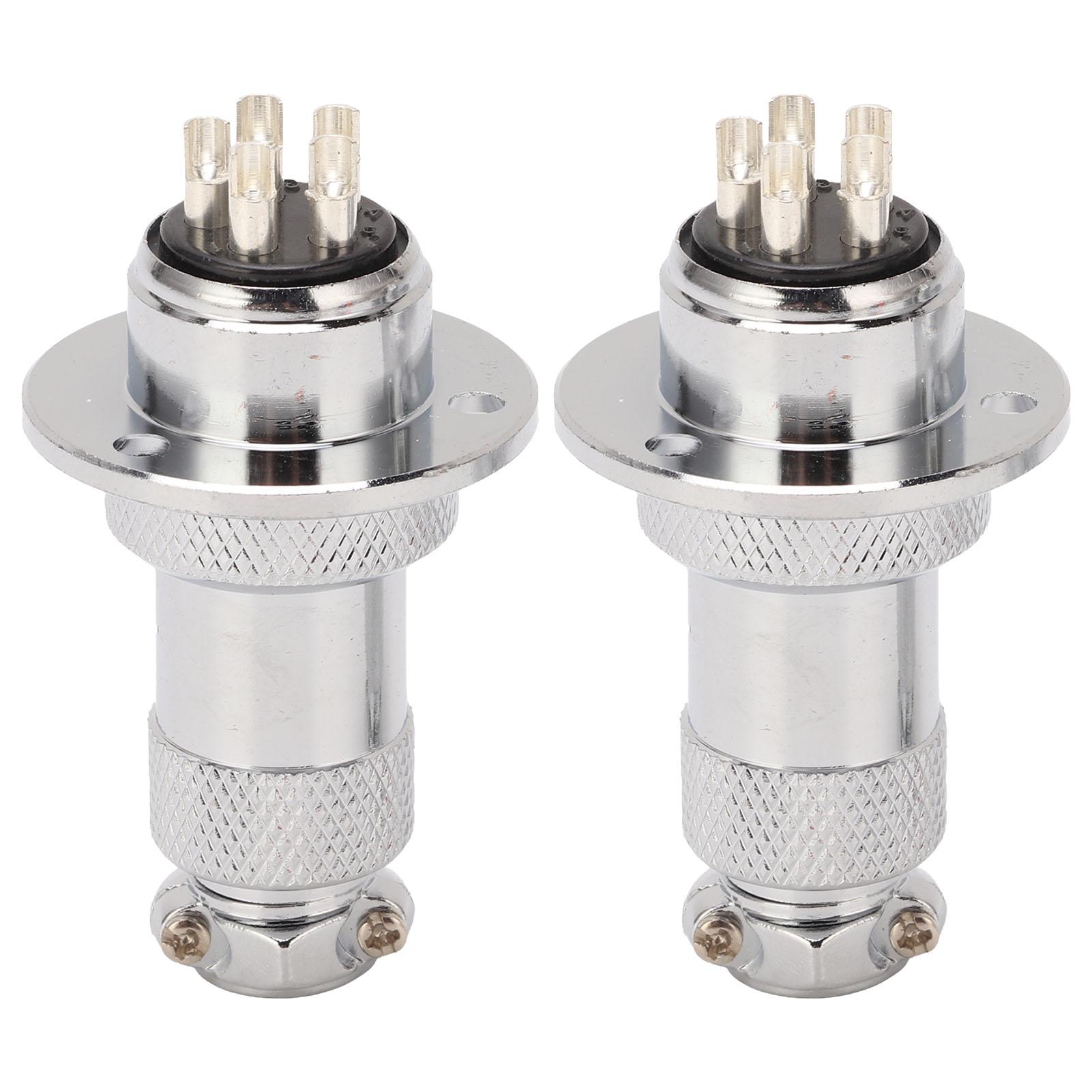2Pcs 5 Pin Aviation Plug Connector Easy Operation Aviation Plug Socket for Computer CNC Machine AC DC 250V
2Pcs 5 Pin Aviation Plug Connector Easy Operation Aviation Plug Socket for Computer CNC Machine AC DC 250V