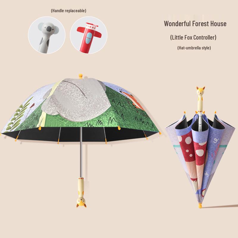 Children s Cartoon Black Glue Sun Protection Umbrella - Lightweight Arched Parasol for Rain or Shine with Straight Handle
Children s Cartoon Black Glue Sun Protection Umbrella - Lightweight Arched Parasol for Rain or Shine with Straight Handle