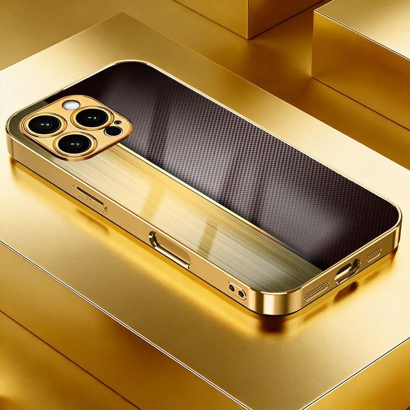 Golden brown Texture Luxurious High-end Phone Case Electroplated Glass PhoneCase for iPhone 17 16 15 14 13 12 11pm Pro Plus iPhone 15 Pro
Golden brown Texture Luxurious High-end Phone Case Electroplated Glass PhoneCase for iPhone 17 16 15 14 13 12 11pm Pro Plus iPhone 15 Pro