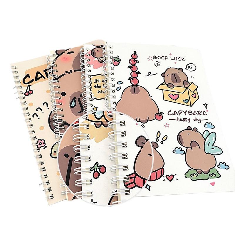 Мультфільм Kawaii Capybara A5 Котушка Блокнот Зошит Милий блокнот Щоденник Шкільні канцтовари
Мультфільм Kawaii Capybara A5 Котушка Блокнот Зошит Милий блокнот Щоденник Шкільні канцтовари