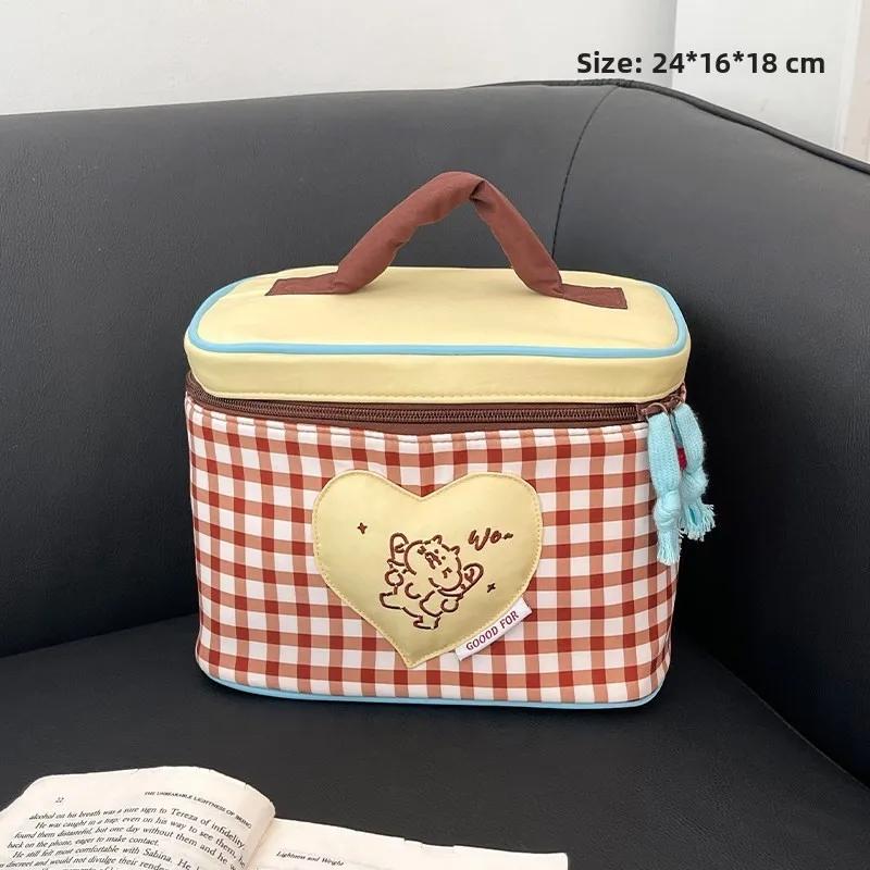 Insulated Lunch Bag for Women Kids Thermal Cooler Bag Portable Plaid Picnic Food Box Bag Waterproof School Work Bento Bag жовтий
Insulated Lunch Bag for Women Kids Thermal Cooler Bag Portable Plaid Picnic Food Box Bag Waterproof School Work Bento Bag жовтий
