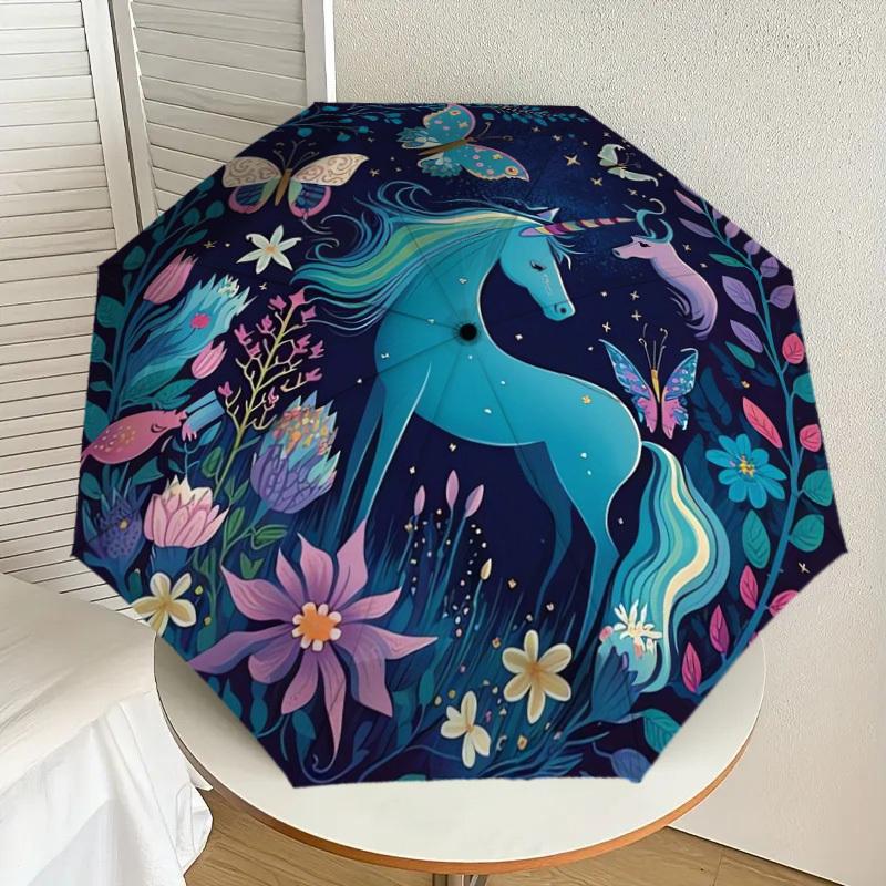 1pc Fantasy Unicorn Garden Umbrella with Plastic Handle,Suitable for All Seasons Home Travel Outdoor UmbrellaDD105
1pc Fantasy Unicorn Garden Umbrella with Plastic Handle,Suitable for All Seasons Home Travel Outdoor UmbrellaDD105