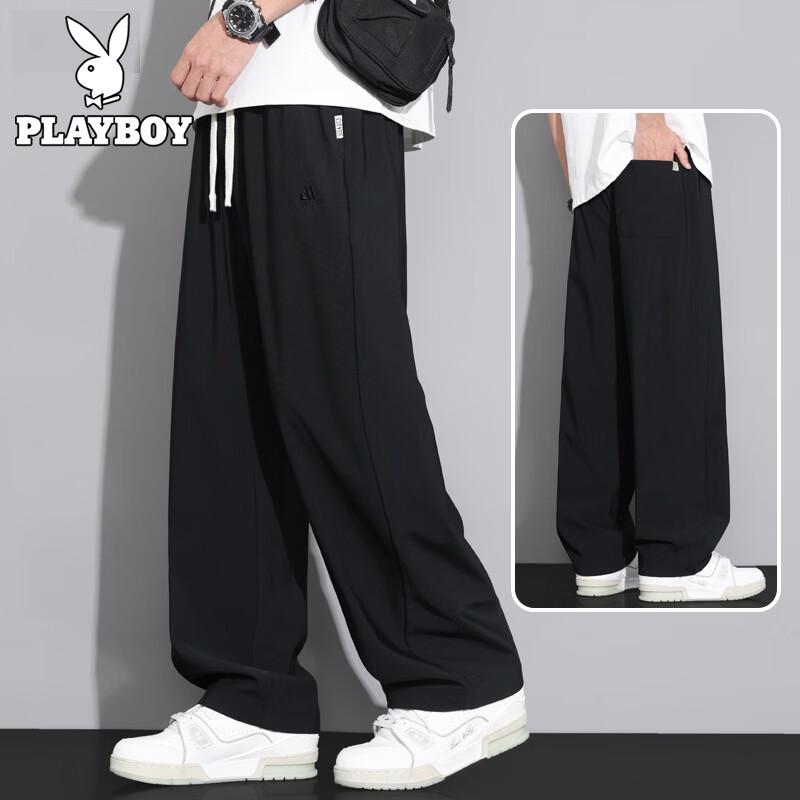 PLAYBOY Men s Ice Silk Straight-Leg Casual Sports Pants 2XL
PLAYBOY Men s Ice Silk Straight-Leg Casual Sports Pants 2XL