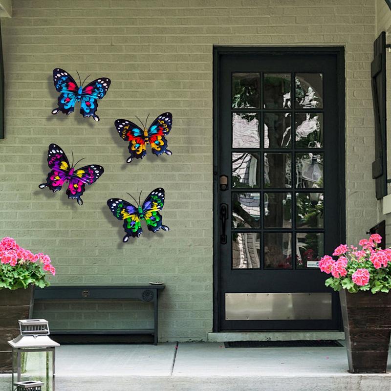 Butterfly Decorations For Wall Garden Sculpture Set Of 4 Metal Butterfly Art Aesthetics Cute For Yard Mom Garden Fence Outdoor CHINA
Butterfly Decorations For Wall Garden Sculpture Set Of 4 Metal Butterfly Art Aesthetics Cute For Yard Mom Garden Fence Outdoor CHINA