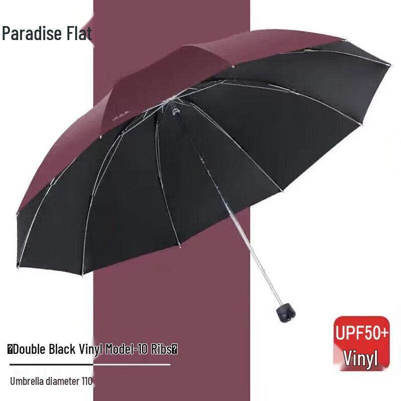 Paradise Oversized UV Protection 3-Fold Sun/Rain Umbrella
Paradise Oversized UV Protection 3-Fold Sun/Rain Umbrella