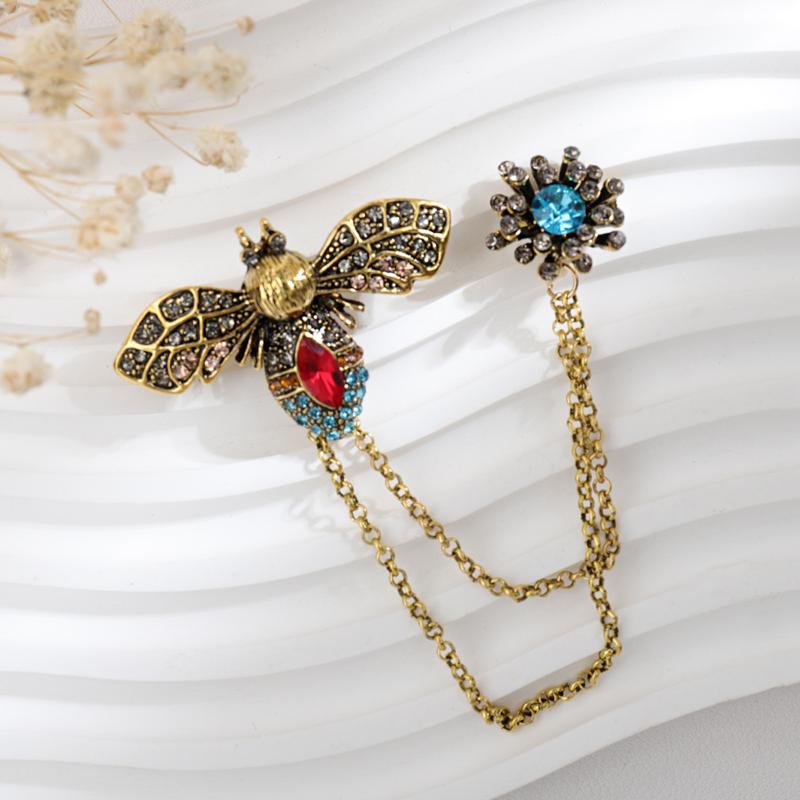 1pc Vintage Cute Animal Bee Metal Chain Brooches Man Suit Shirt Pin Women Coat Jewelry Accessories Gift
1pc Vintage Cute Animal Bee Metal Chain Brooches Man Suit Shirt Pin Women Coat Jewelry Accessories Gift
