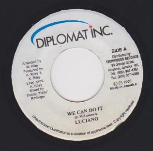 7inch Record LUCIANO - We Can Do It NONE Diplomat Inc. 2003 Jamaica Reggae, Ska & Dub Used
7inch Record LUCIANO - We Can Do It NONE Diplomat Inc. 2003 Jamaica Reggae, Ska & Dub Used