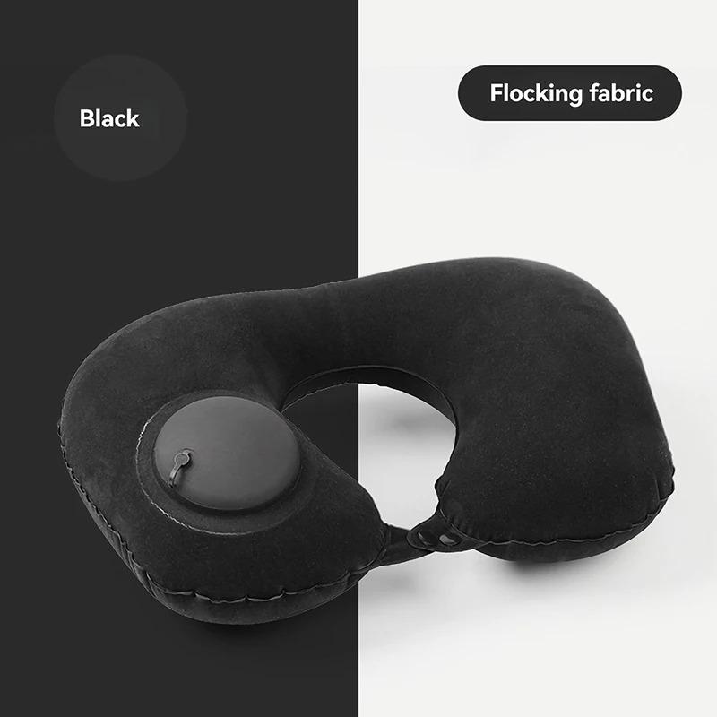 Press Inflatable U-Shaped Neck Pillow Portable Travel Inflatable Pillow Ergonomic Neck Support Pillow for Airplane Car Office Travel чорний
Press Inflatable U-Shaped Neck Pillow Portable Travel Inflatable Pillow Ergonomic Neck Support Pillow for Airplane Car Office Travel чорний