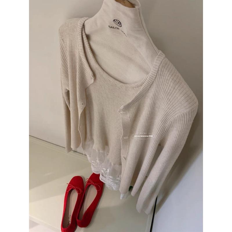 Осень и зима новый нежный ветер милый вязаный свитер кардиган + кружевная вставка кружевной жилет комплект из двух предметов для женщин One size абрикосовый
Осень и зима новый нежный ветер милый вязаный свитер кардиган + кружевная вставка кружевной жилет комплект из двух предметов для женщин One size абрикосовый