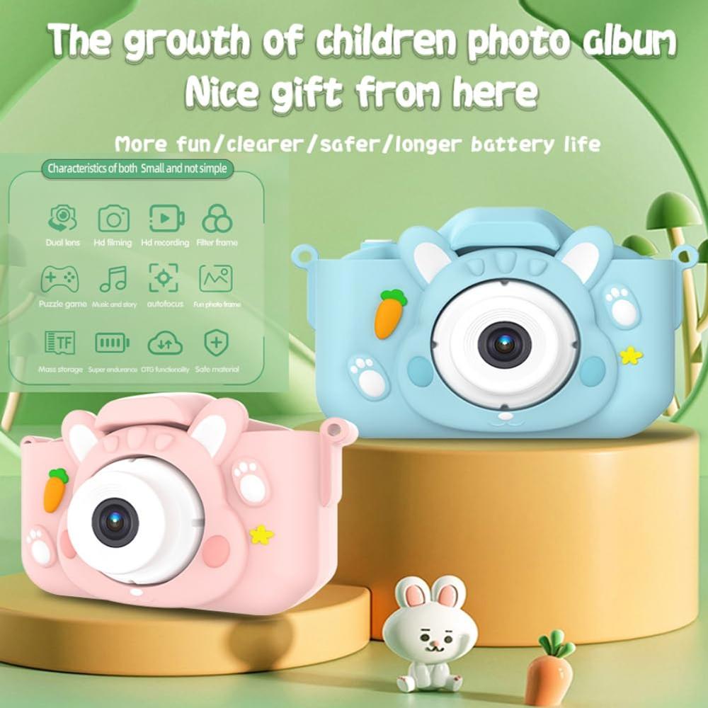 x11s Cartoon Rabbit Shaped Kids Camera Toy Children Photo Video Recorder with 32G Memory Card Purple
x11s Cartoon Rabbit Shaped Kids Camera Toy Children Photo Video Recorder with 32G Memory Card Purple