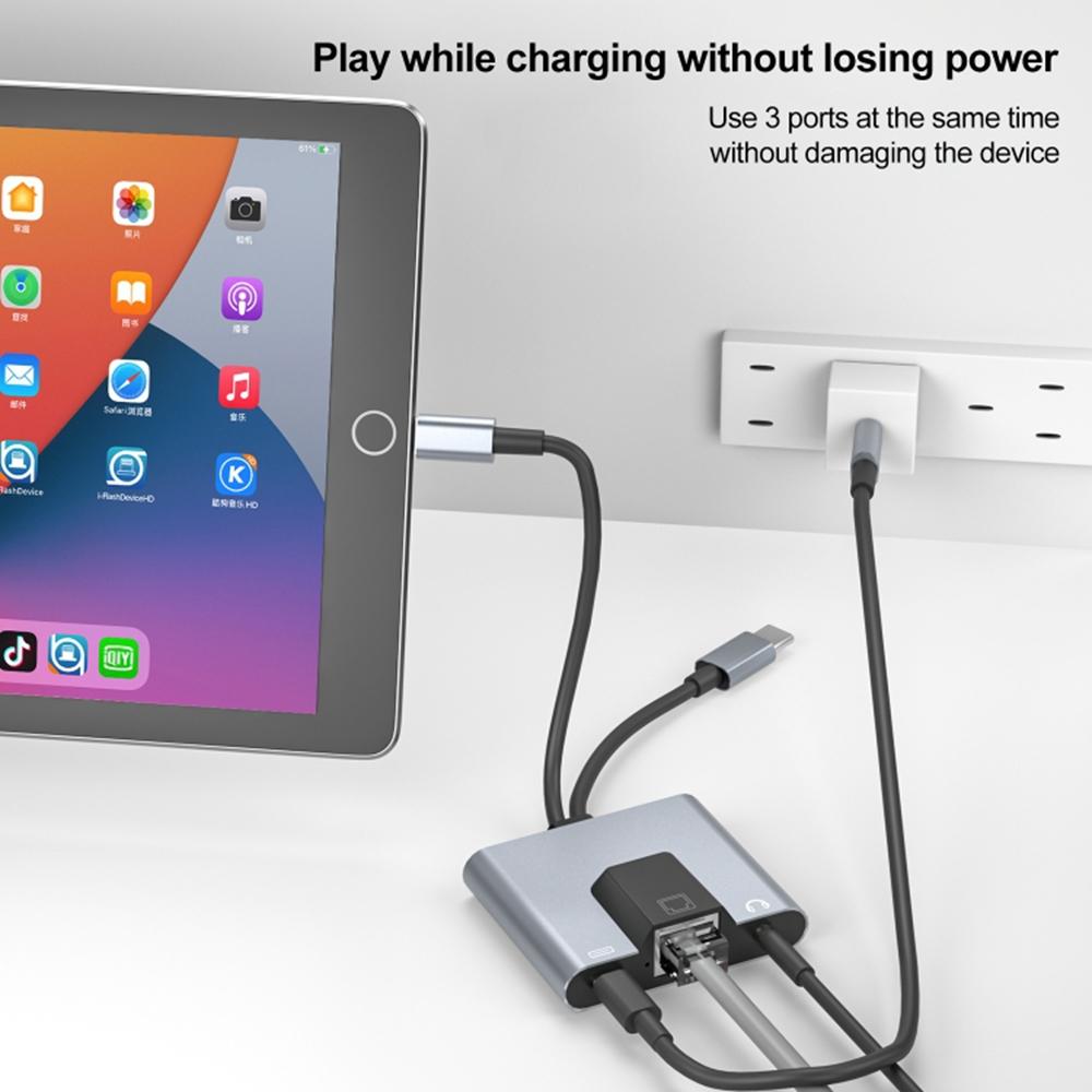2-in-1 iP/Type-C Ethernet Adapter 100Mbps Network Card 3.5mm Audio Jack Converter As Shown A
2-in-1 iP/Type-C Ethernet Adapter 100Mbps Network Card 3.5mm Audio Jack Converter As Shown A