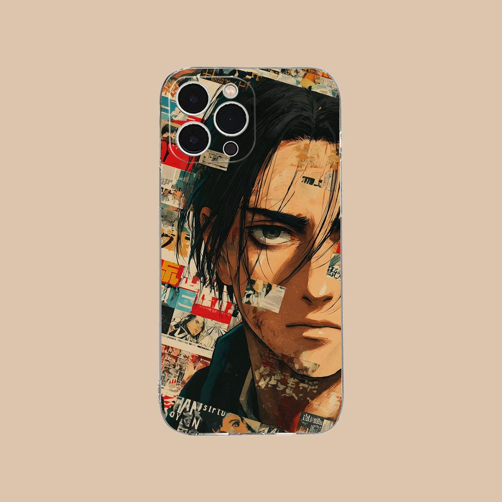 AOT Eren Yeager Clear TPU Mobile Case for iPhone 17 16 15 14 13 12 11 X XR XS Air Pro Max Plus Mini Colorful Cover iPhone XS Max
AOT Eren Yeager Clear TPU Mobile Case for iPhone 17 16 15 14 13 12 11 X XR XS Air Pro Max Plus Mini Colorful Cover iPhone XS Max