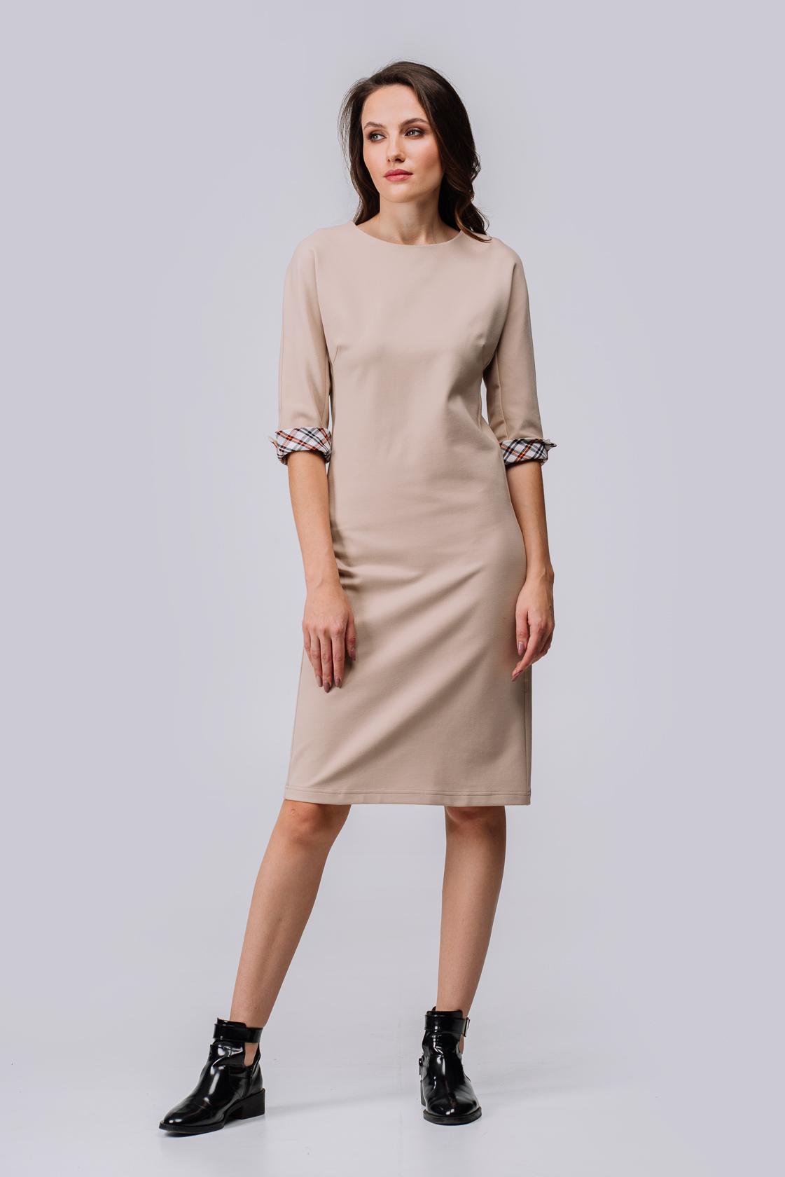 Сукня з манжетами на рукавах 38 шампанського
Сукня з манжетами на рукавах 38 шампанського