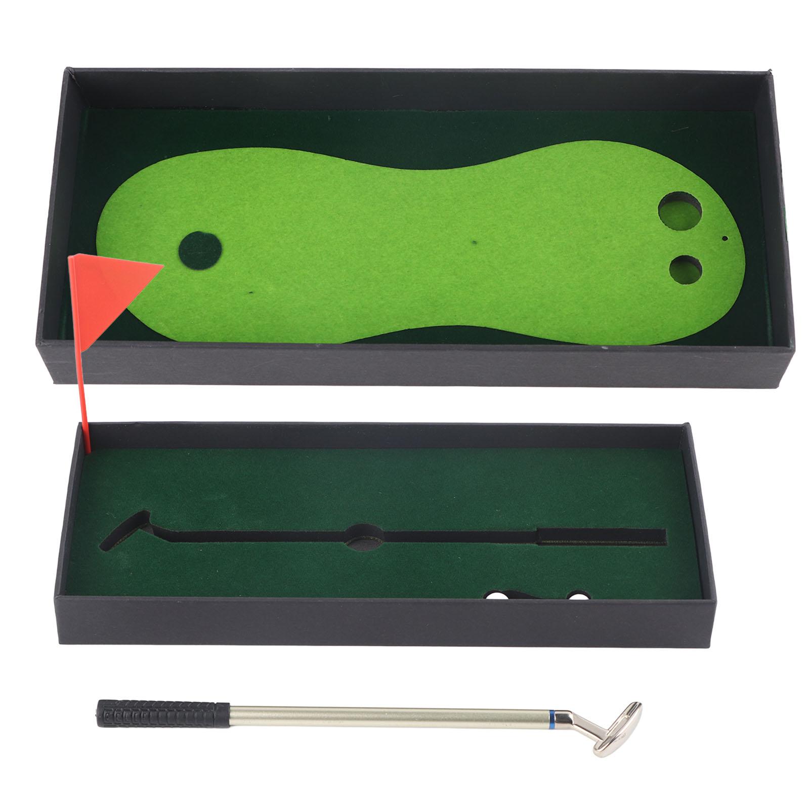Desktop Small Golf Game Practice Set Ballpoint Pen Putters Golf Ball Putting Mat Flag
Desktop Small Golf Game Practice Set Ballpoint Pen Putters Golf Ball Putting Mat Flag