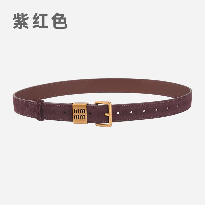 Women S Leather Belt Frosted Velvet Premium Skirt Alloy Pin Buckle Women S Belt 105cm
Women S Leather Belt Frosted Velvet Premium Skirt Alloy Pin Buckle Women S Belt 105cm