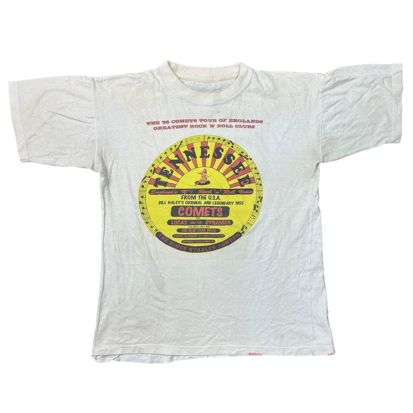 Vintage Comets T-Shirt Mens Womens Tees Top Top 96 Comets Tour Graphic Print Retro White Mens M
Vintage Comets T-Shirt Mens Womens Tees Top Top 96 Comets Tour Graphic Print Retro White Mens M