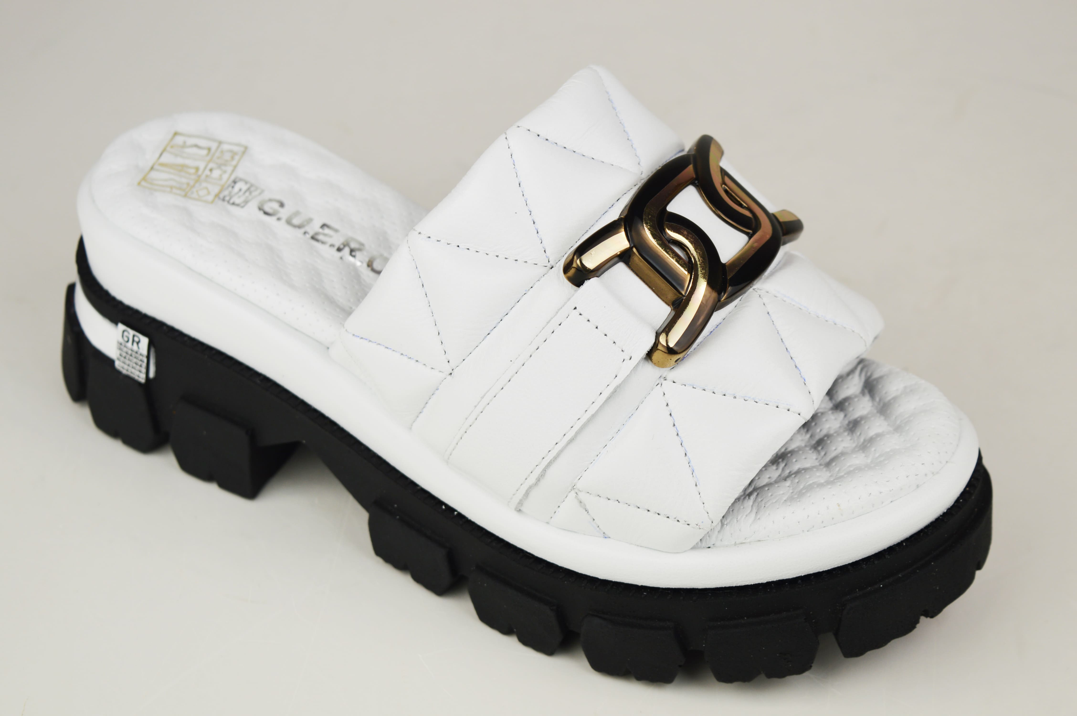 Шльопанці на платформі Guero 7400 36 Білі шкіра 37 білий
Шльопанці на платформі Guero 7400 36 Білі шкіра 37 білий