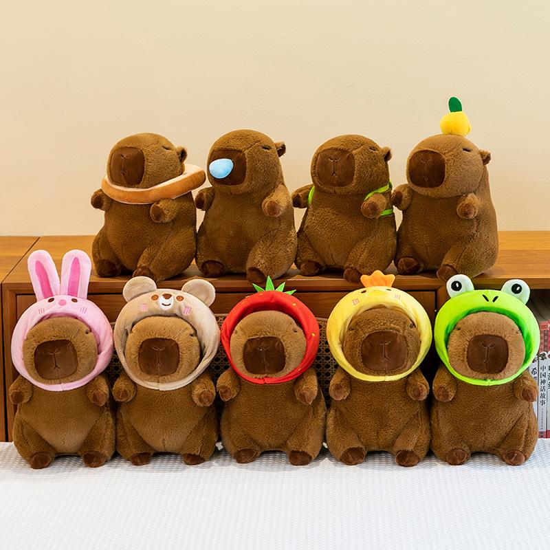 Eight-Inch Cute Strawberry Capybara Plush Toy - Capybara Series Doll for Claw Machines 25cm
Eight-Inch Cute Strawberry Capybara Plush Toy - Capybara Series Doll for Claw Machines 25cm