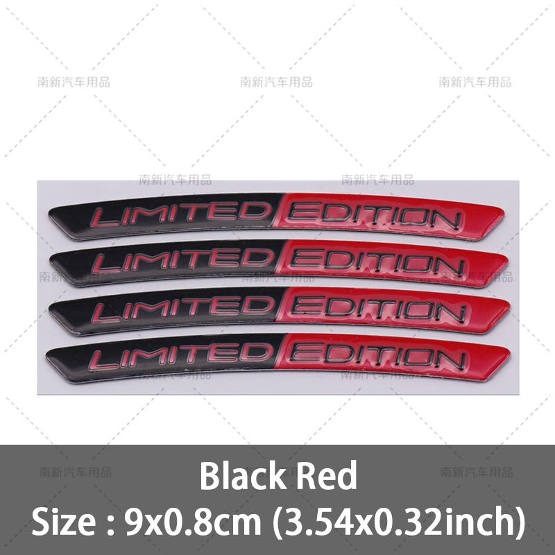 4Pcs Car Wheel Hub Stripes Limited Edition Logo Wheel Eyebrow Stickers Tape Car Tire Hub Decoration Stickers Car Accessories
4Pcs Car Wheel Hub Stripes Limited Edition Logo Wheel Eyebrow Stickers Tape Car Tire Hub Decoration Stickers Car Accessories