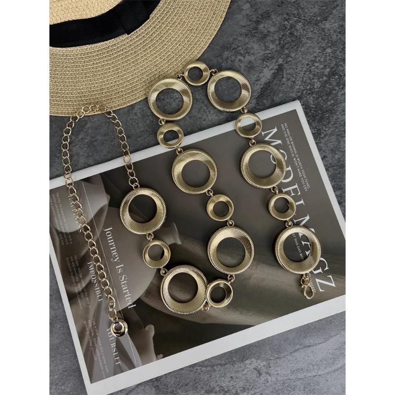 Премиальная металлическая цепочка на талию с резьбовыми дисками, нишевая ретро-цепочка для тела, универсальный повседневный ремень для платья золотой
Премиальная металлическая цепочка на талию с резьбовыми дисками, нишевая ретро-цепочка для тела, универсальный повседневный ремень для платья золотой