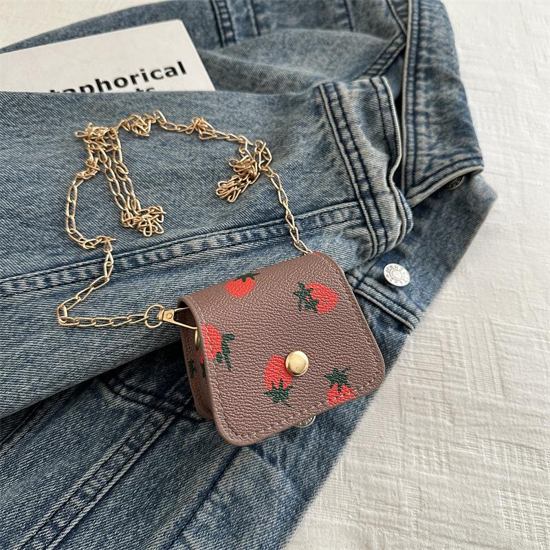 Pu Leather Wallet Compact Square Shoulder Bag Mini Crossbody Bag Detachable Gold Chain Bag For Student Streetwear Shopping коричневий
Pu Leather Wallet Compact Square Shoulder Bag Mini Crossbody Bag Detachable Gold Chain Bag For Student Streetwear Shopping коричневий