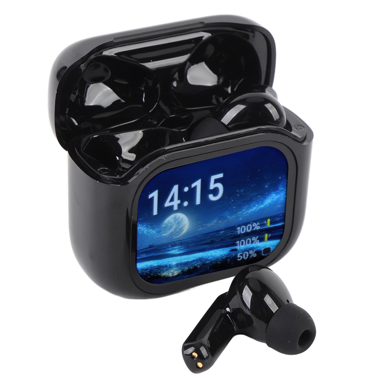 Language Translator Earbuds with Color Touchscreen Charging Case 5.4 ANC Noise Cancelling 140 Languages Translation IPX5 for Music Call
Language Translator Earbuds with Color Touchscreen Charging Case 5.4 ANC Noise Cancelling 140 Languages Translation IPX5 for Music Call