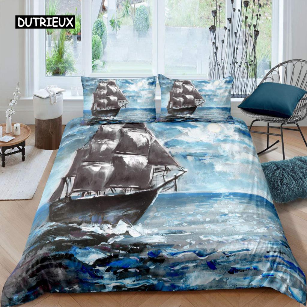 Комплект постельного белья с изображением парусника из микрофибры с морским декором Queen Retro Pirate Sailboat, комплект постельного белья с рисунком «закат на море» EU single(135x200cm)
Комплект постельного белья с изображением парусника из микрофибры с морским декором Queen Retro Pirate Sailboat, комплект постельного белья с рисунком «закат на море» EU single(135x200cm)