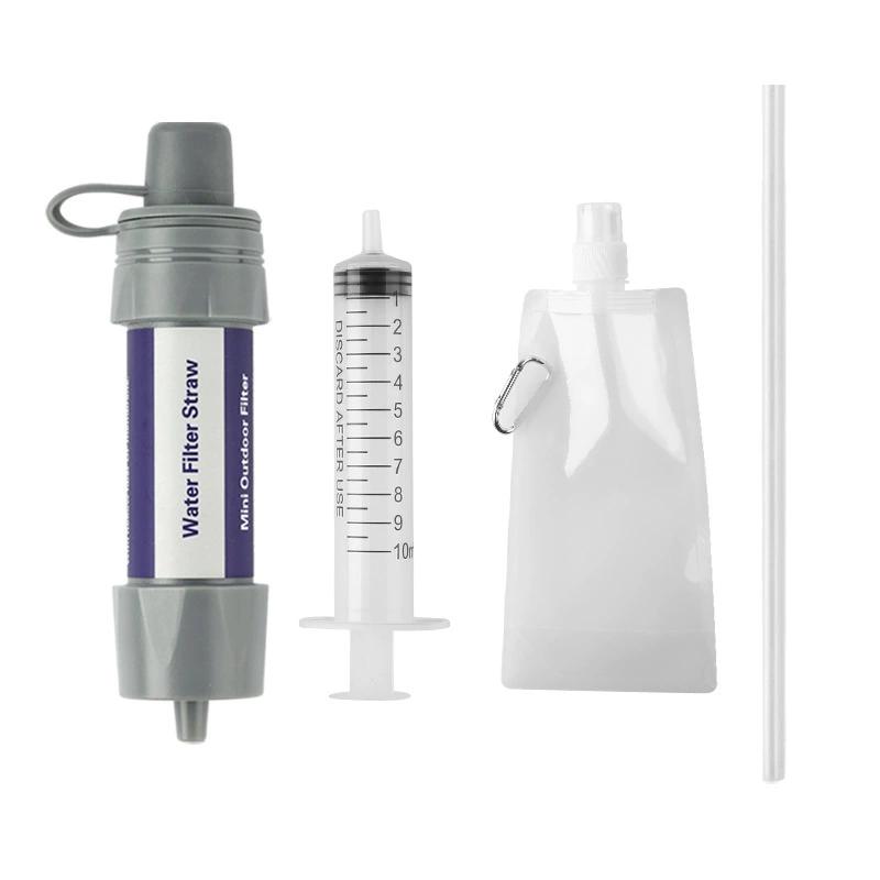 Outdoor Water Filter Straw Portable Emergency Water Purifier for Camping Hiking Survival Travel Filtration System серый
Outdoor Water Filter Straw Portable Emergency Water Purifier for Camping Hiking Survival Travel Filtration System серый