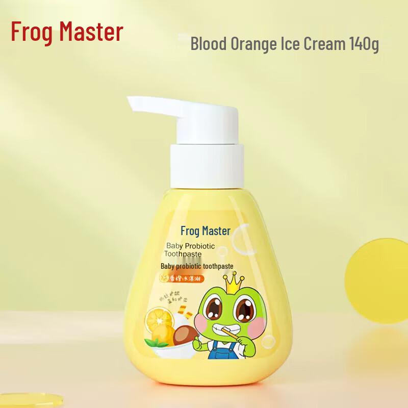 Frog Prince Baby Probiotic Toothpaste (Orange Ice Cream)
Frog Prince Baby Probiotic Toothpaste (Orange Ice Cream)