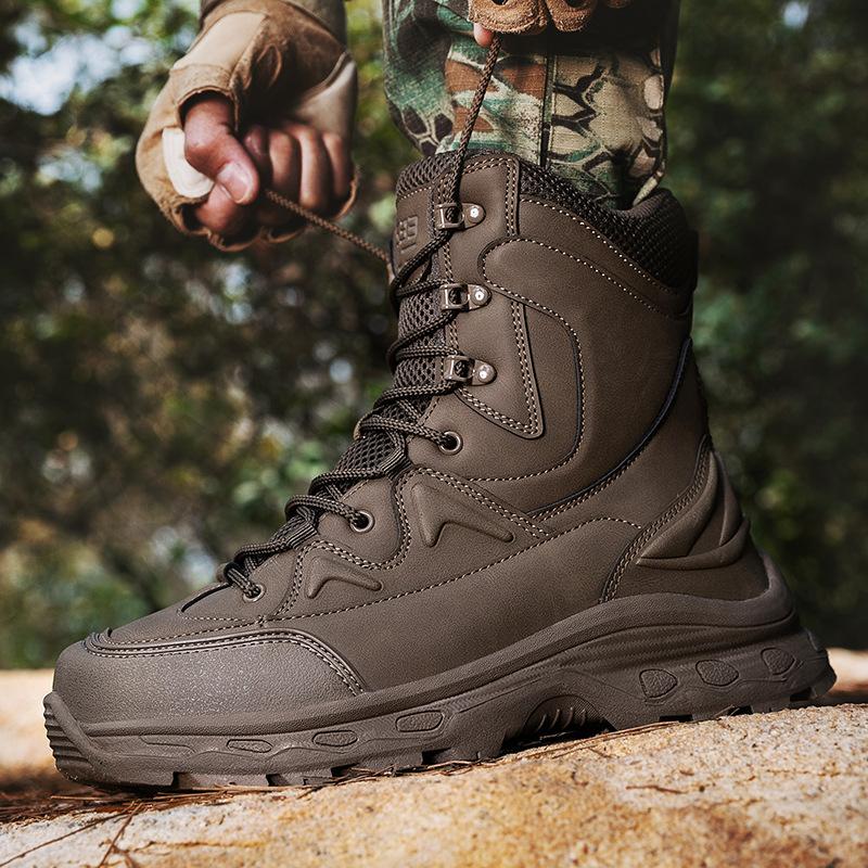 New large size combat boots high top wear-resistant bottom off-road training tactical boots outdoor sports hiking shoes hiking boots 47 хакі
New large size combat boots high top wear-resistant bottom off-road training tactical boots outdoor sports hiking shoes hiking boots 47 хакі