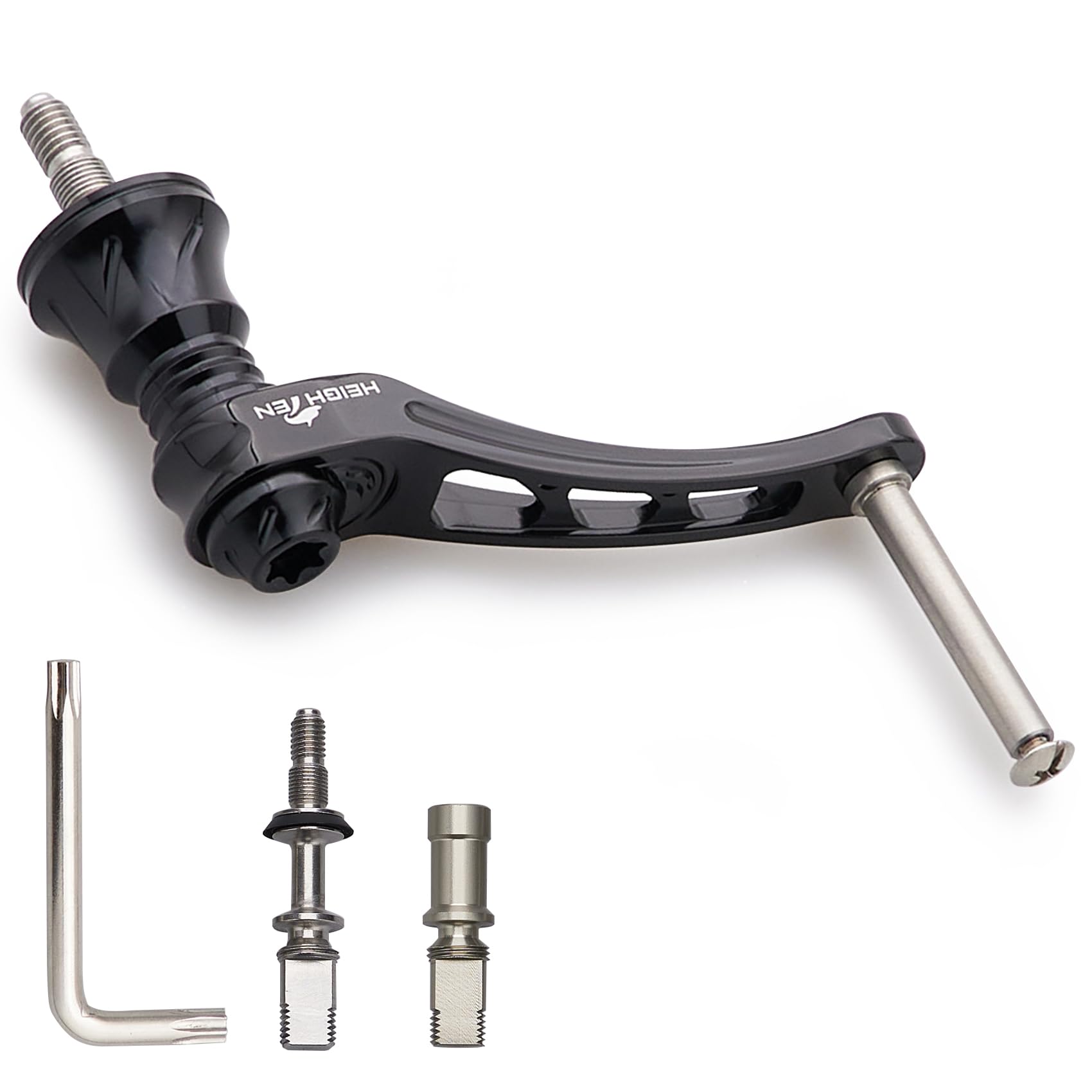 Рукоятка котушки HEIGHTEN змінної довжини для спінінгових котушок SHIMANO DAIWA серії Arch 45-50 мм (без ручки) Головна мета (чорний, 45-50мм змінний) (883) чорний
Рукоятка котушки HEIGHTEN змінної довжини для спінінгових котушок SHIMANO DAIWA серії Arch 45-50 мм (без ручки) Головна мета (чорний, 45-50мм змінний) (883) чорний