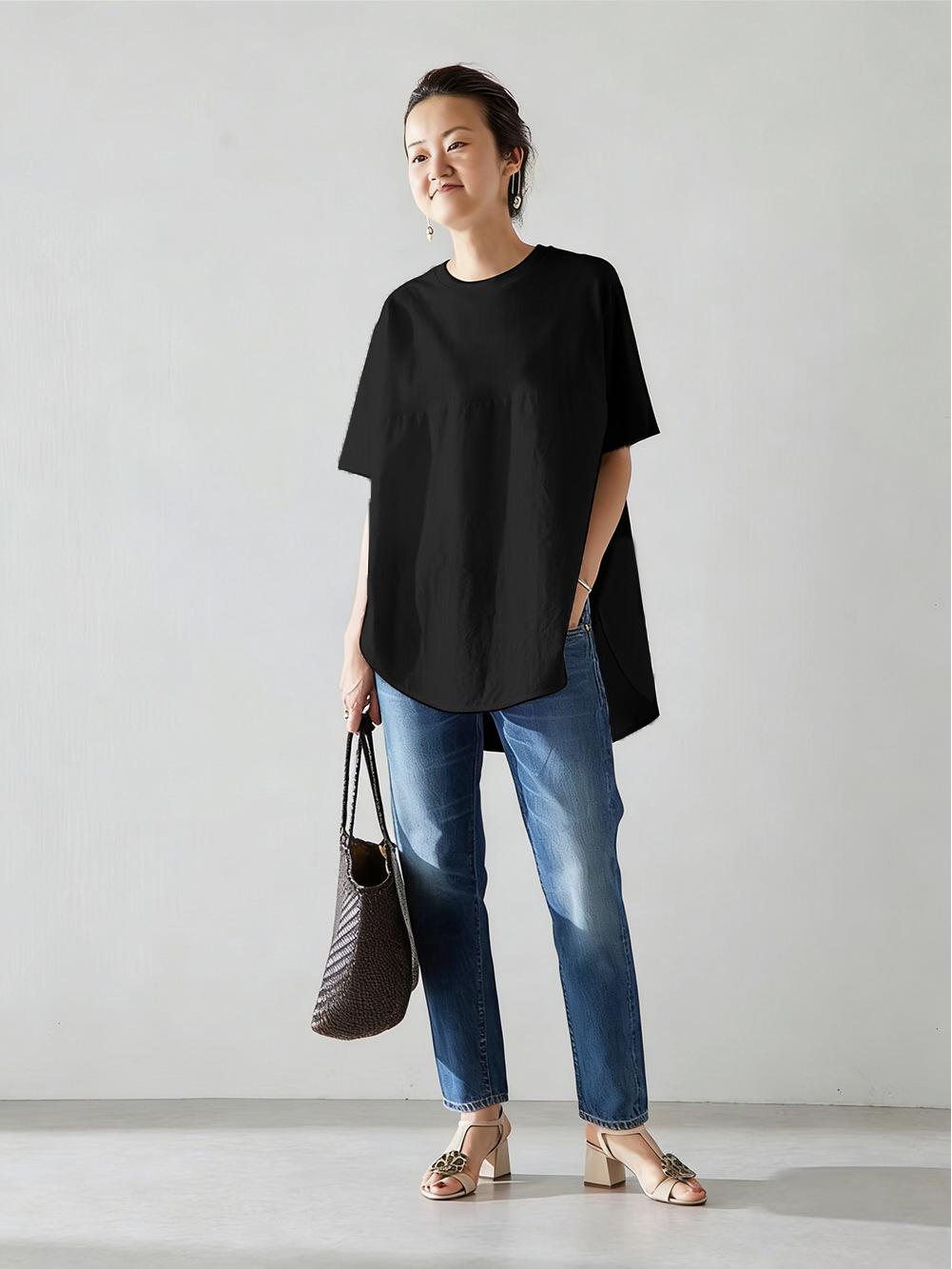 2026 Casual Loose-Fit Round Neck Tee One Size чорний
2026 Casual Loose-Fit Round Neck Tee One Size чорний