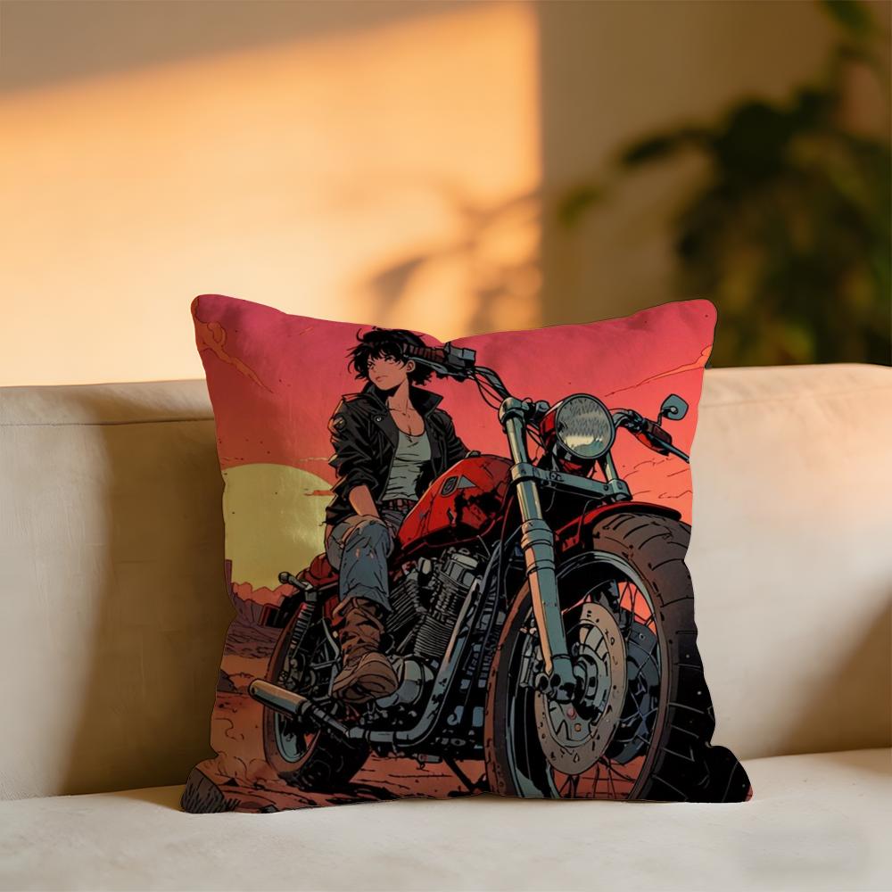 Female Motorcyclist Cushion Cover Cozy Velvet Throw PillowSoft Warm Cushion For Sofa Bed 30x30 cm
Female Motorcyclist Cushion Cover Cozy Velvet Throw PillowSoft Warm Cushion For Sofa Bed 30x30 cm