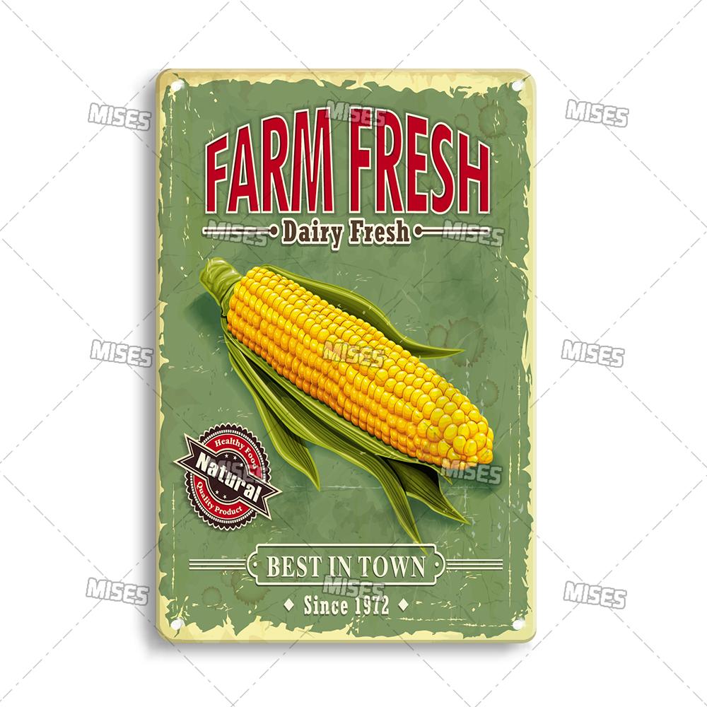 MISES Fruit And Vegetable Metal Poster Decorative Plate Kitchen Vintage Poster Home Bar Farm Industrial Decor Metal Tin Sign 20x30cm
MISES Fruit And Vegetable Metal Poster Decorative Plate Kitchen Vintage Poster Home Bar Farm Industrial Decor Metal Tin Sign 20x30cm