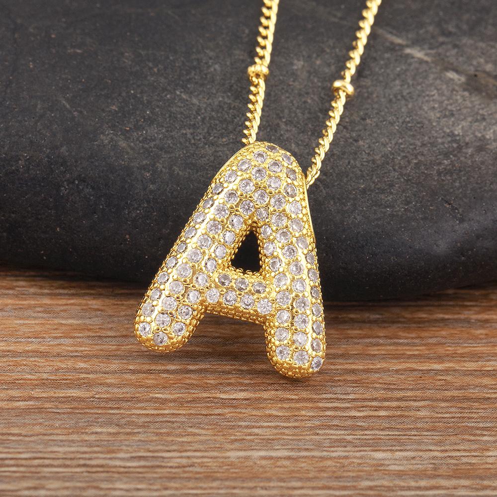 Nidin High Quality Shiny Zircon A-Z Letters Pendant Necklace Name Initials Alphabet For Women Luxury Jewelry Accessories Gifts
Nidin High Quality Shiny Zircon A-Z Letters Pendant Necklace Name Initials Alphabet For Women Luxury Jewelry Accessories Gifts