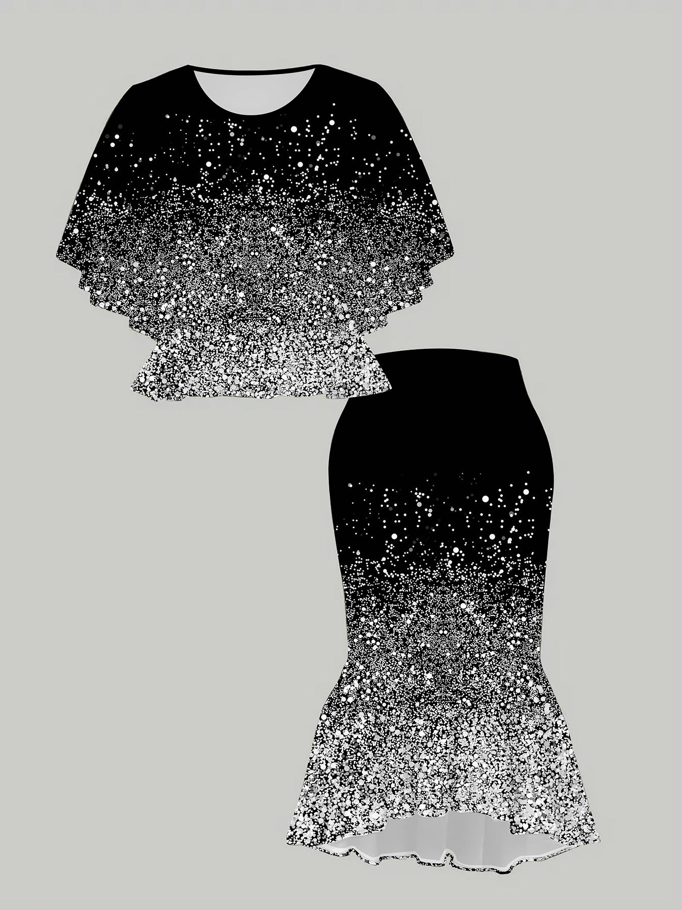 3D Printed Classical Totem Women s Print, Fashionable Large-sized, Elegant, Versatile for All Seasons. T-shirt, Skirt and Set 1XL чорний
3D Printed Classical Totem Women s Print, Fashionable Large-sized, Elegant, Versatile for All Seasons. T-shirt, Skirt and Set 1XL чорний