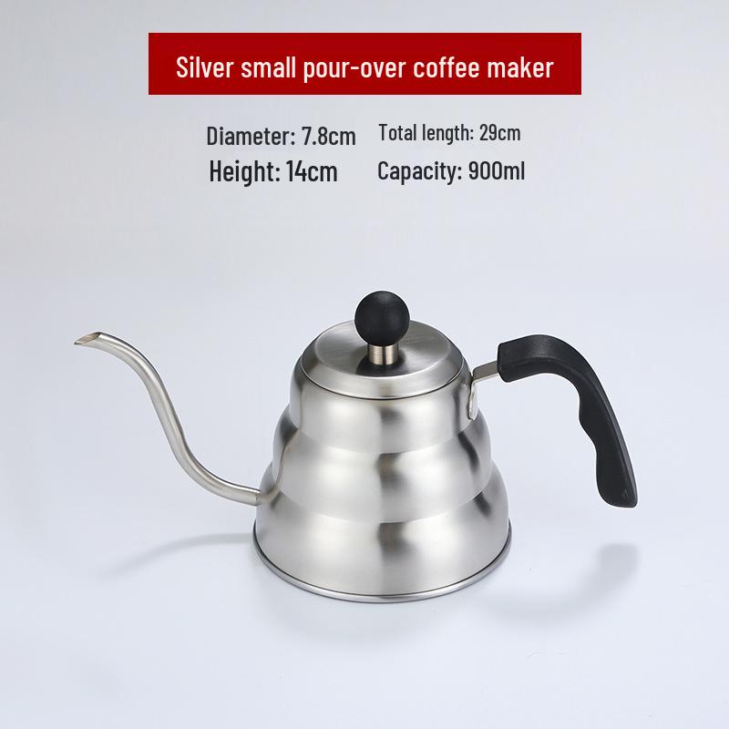 Cloud Pour-Over Teflon Coffee Kettle: Japanese Style 304 Stainless Steel with Temperature Display Handle
Cloud Pour-Over Teflon Coffee Kettle: Japanese Style 304 Stainless Steel with Temperature Display Handle