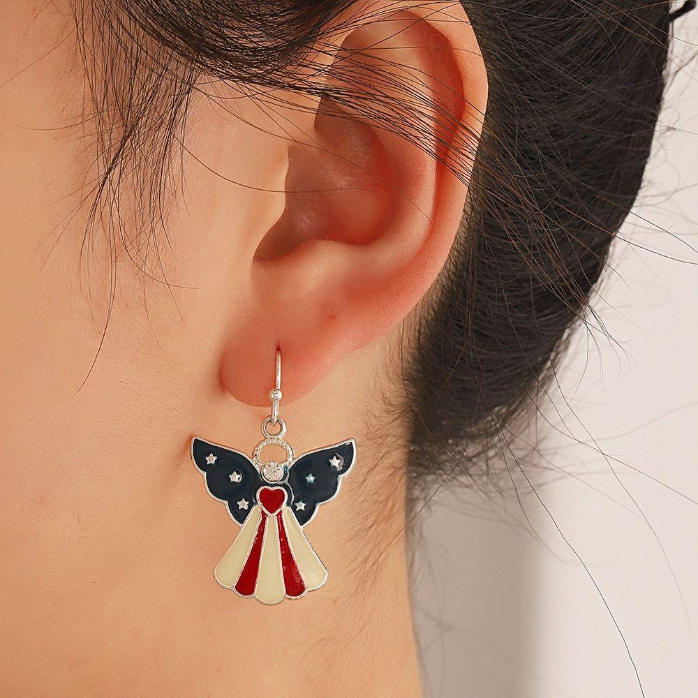 Day Bells Geometry Butterfly Earrings National Flag Earrings Female Earrings Korean Style Earrings J
Day Bells Geometry Butterfly Earrings National Flag Earrings Female Earrings Korean Style Earrings J