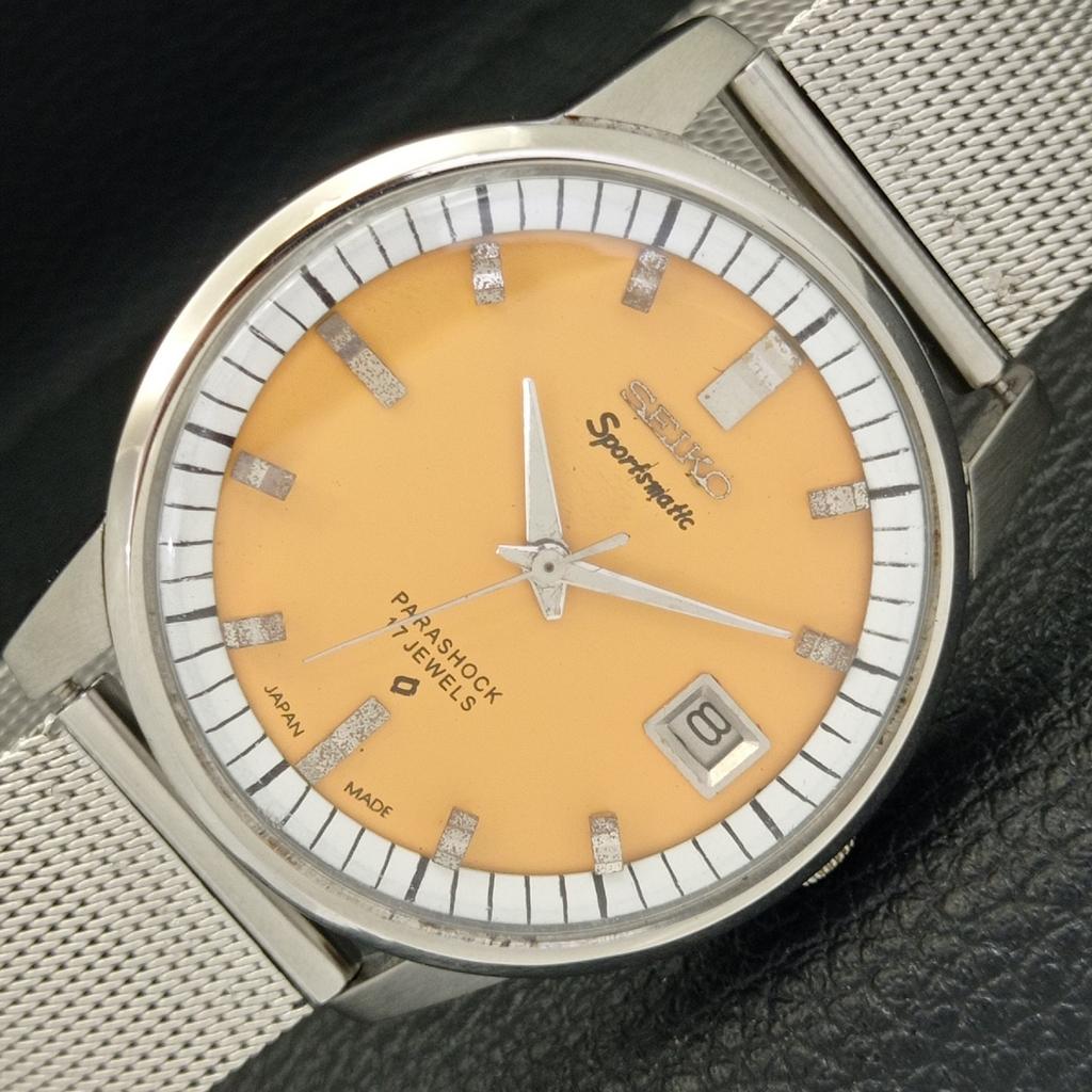 USED VINTAGE SEIKO SPORTSMATIC AUTOMATIC JAPAN MENS BEIGE DIAL WATCH a434203-2 R120-a434203
USED VINTAGE SEIKO SPORTSMATIC AUTOMATIC JAPAN MENS BEIGE DIAL WATCH a434203-2 R120-a434203