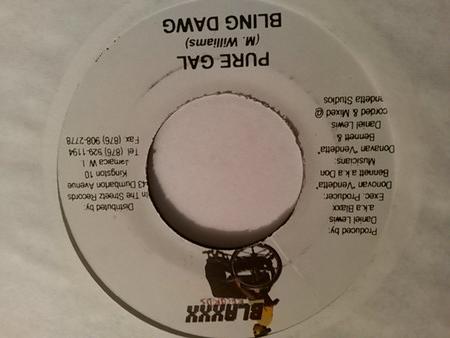 7inch Record BLING DAWG / MADD ANJU - Pure Gal / Get Up Nuh NONE Blaxxx Records 2003 Jamaica Reggae, Ska & Dub Used
7inch Record BLING DAWG / MADD ANJU - Pure Gal / Get Up Nuh NONE Blaxxx Records 2003 Jamaica Reggae, Ska & Dub Used