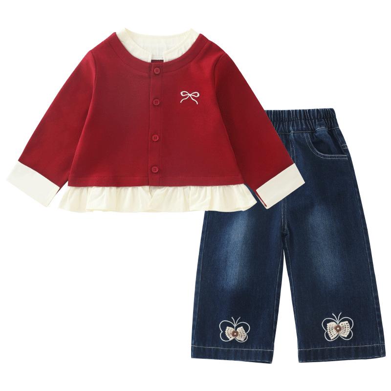 DUUDUU Toddler Knit Sweater & Pants Set – Autumn/Winter Two-Piece for Girls 120 cm червоний
DUUDUU Toddler Knit Sweater & Pants Set – Autumn/Winter Two-Piece for Girls 120 cm червоний